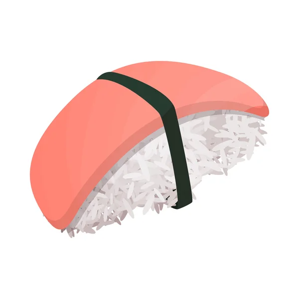 Icono de sushi, estilo de dibujos animados — Vector de stock