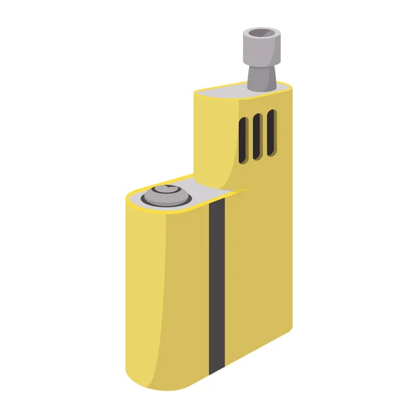 Icona dispositivo vaporizzatore, stile cartone animato — Vettoriale Stock
