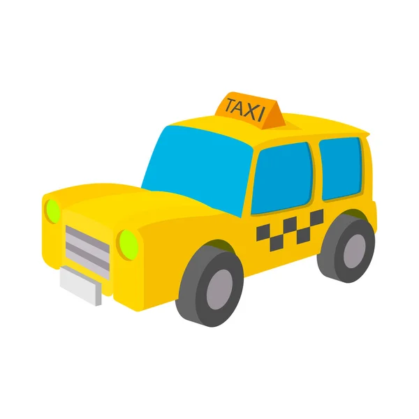 Taxi pictogram in cartoon stijl — Stockvector