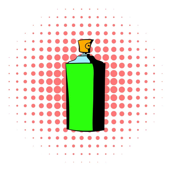 Bottle of cologne icon, comics style — Stock Vector