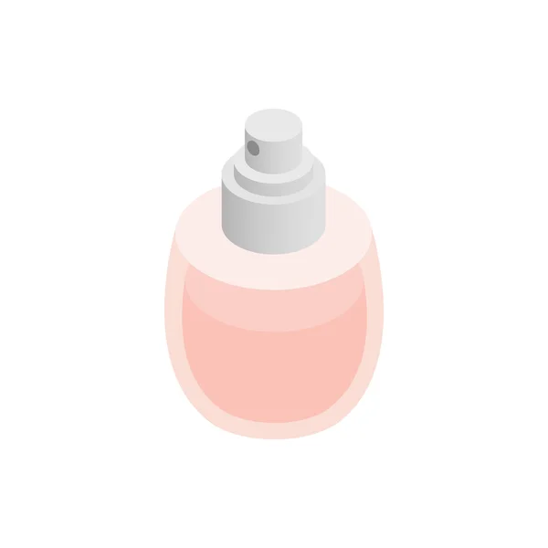 Icono de la botella de perfume, estilo isométrico 3d — Vector de stock