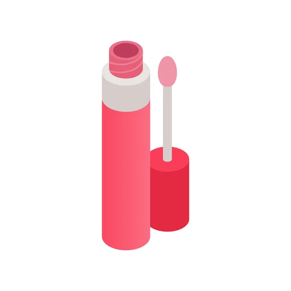 Icono de lápiz labial líquido, estilo isométrico 3d — Vector de stock