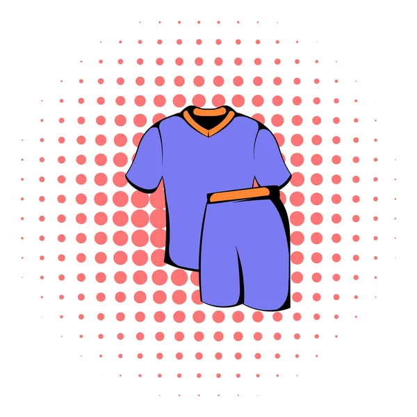 Sport uniform icon, comics style — Stock Vector