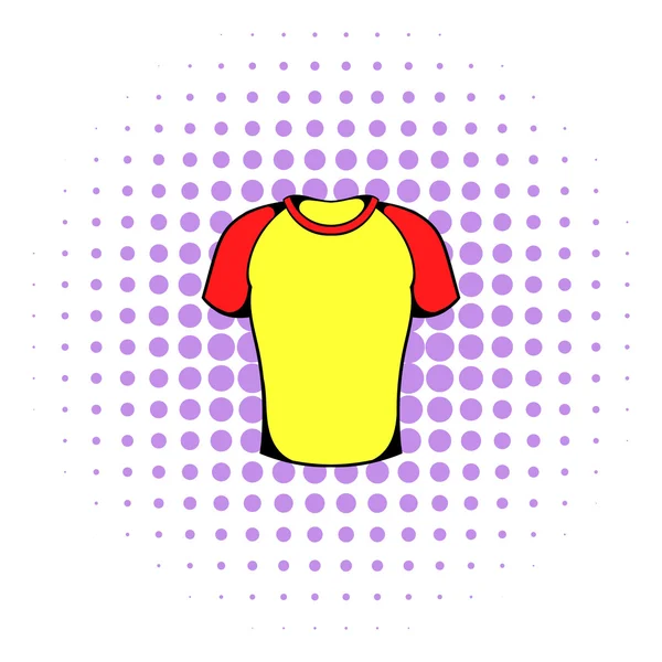 Esporte ícone camisa, estilo quadrinhos — Vetor de Stock