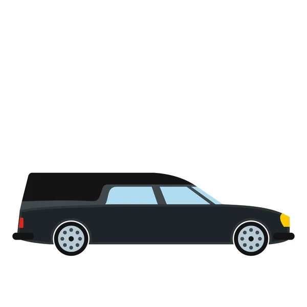 Icono coche coche fúnebre — Vector de stock