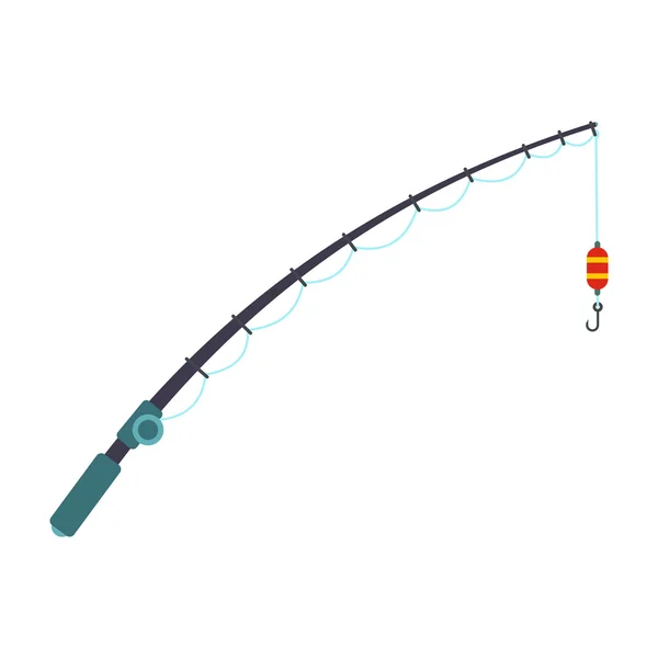Fishing rod icon — Stock Vector