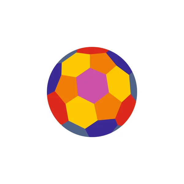 Icono de bola colorido — Archivo Imágenes Vectoriales