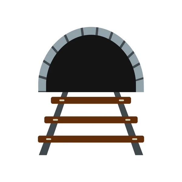 Railway tunnel icon — Stock Vector