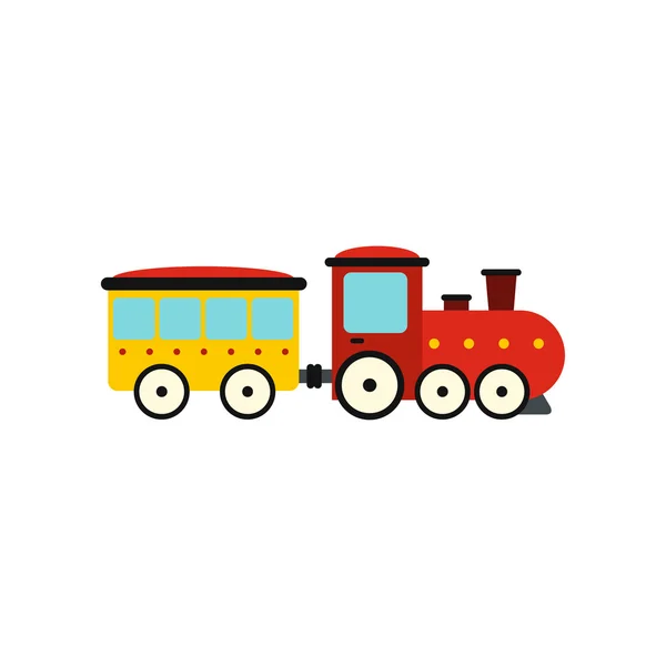 Tren en el icono del parque de atracciones — Vector de stock