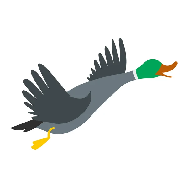 Wild duck icon — Stock Vector