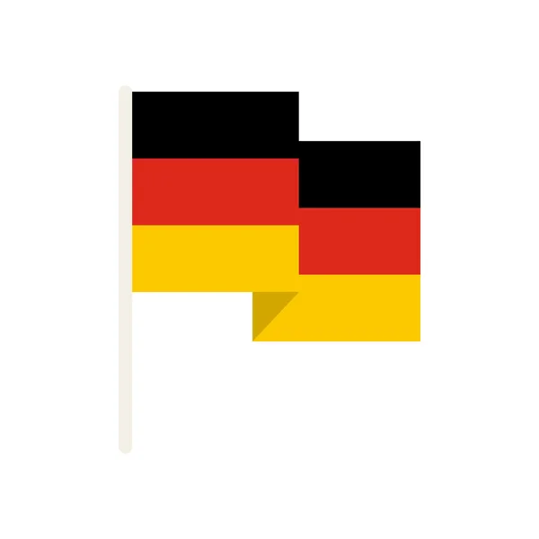 Deutschland-Flagge — Stockvektor