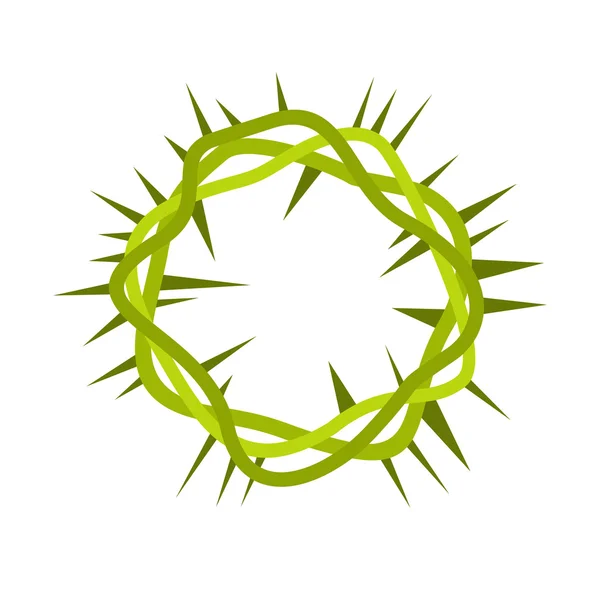 Crown of thorns icon — Stock Vector