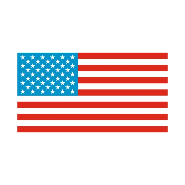 Usa vlag pictogram — Stockvector