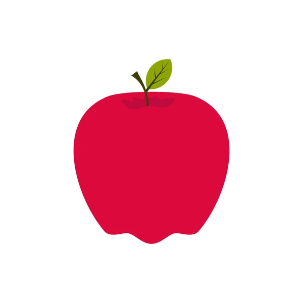 ไอคอนแอปเปิ้ลสีแดง — ภาพเวกเตอร์สต็อก