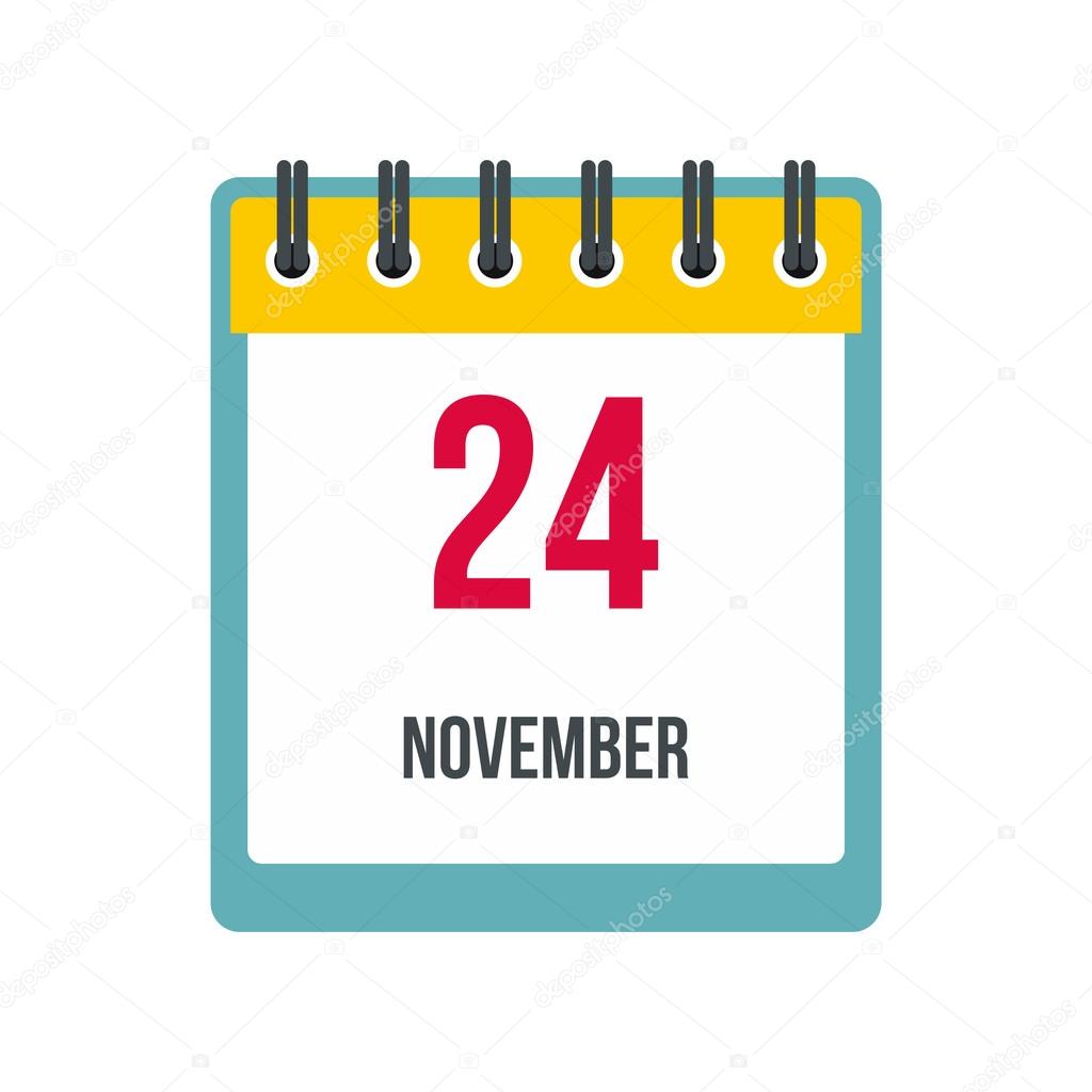 Calendar november 24 icon