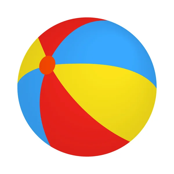 Ícone de bola colorida, estilo 3D isométrico — Vetor de Stock