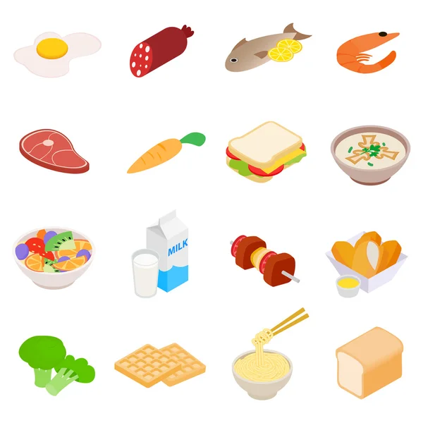 Set de iconos alimentarios — Vector de stock