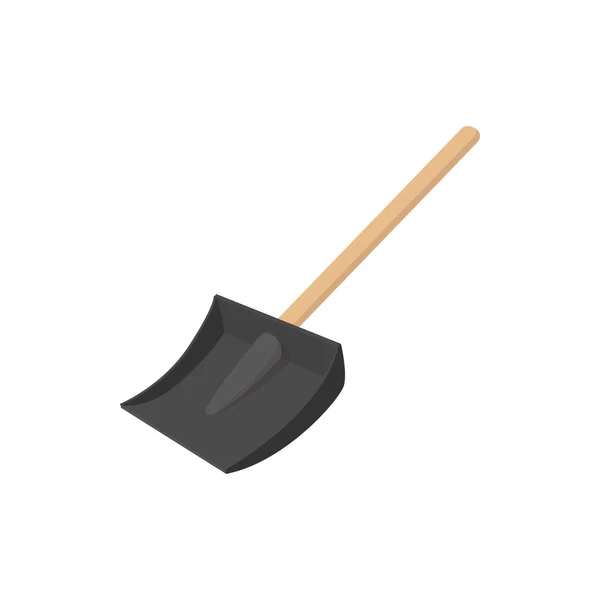 Snow shovel icon, cartoon style — Stock Vector