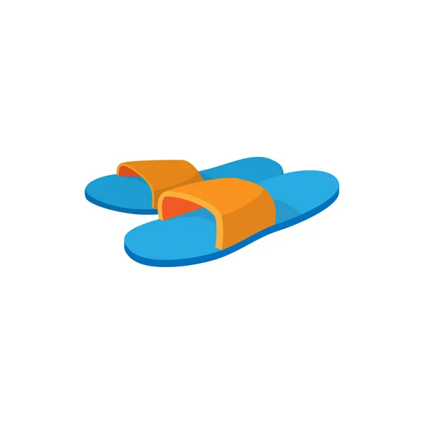 Paar slippers pictogram, cartoon stijl — Stockvector