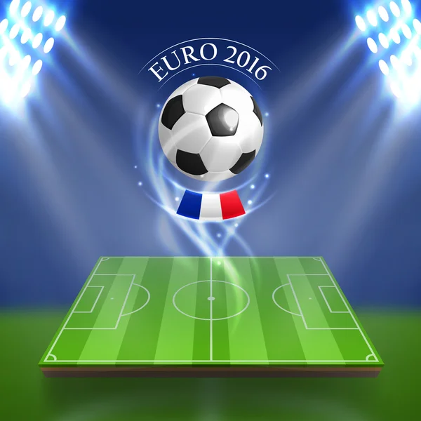 Concepto Euro 2016 — Vector de stock