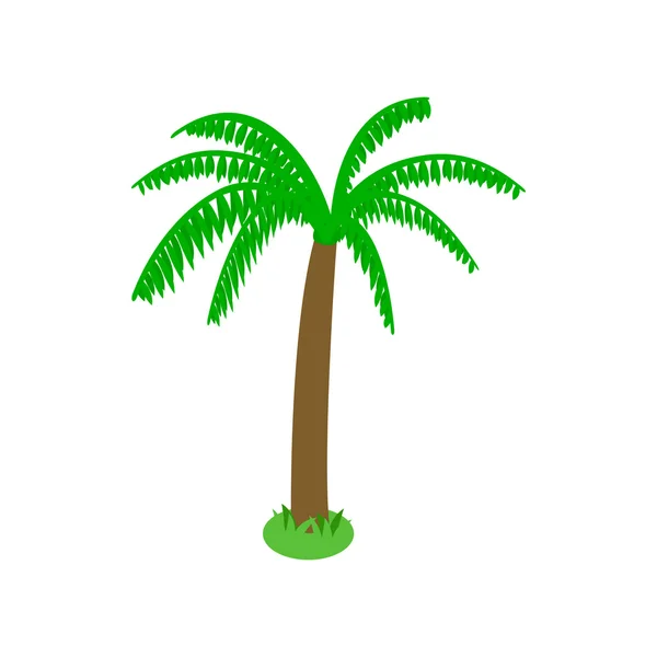 Palm boom pictogram, isometrische 3D-stijl — Stockvector