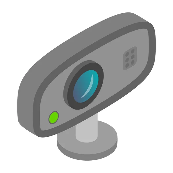 Иконка веб-камеры, стиль мультфильма — стоковый вектор