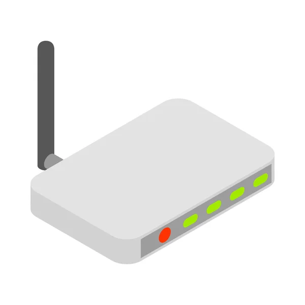 Icono del router, estilo de dibujos animados — Archivo Imágenes Vectoriales