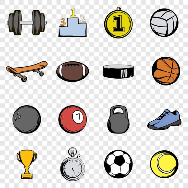 Sports set icons — Stock Vector