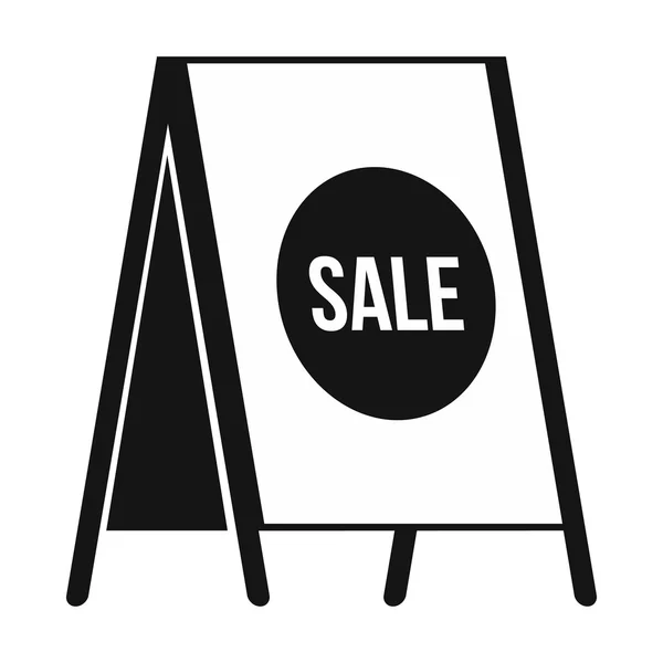 Sandwich board with text Sale icon, simple style — Stock Vector