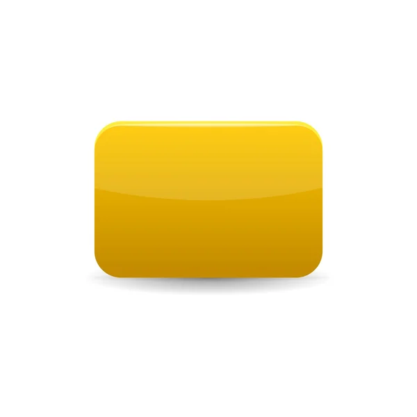 Icône carton jaune, style dessin animé — Image vectorielle