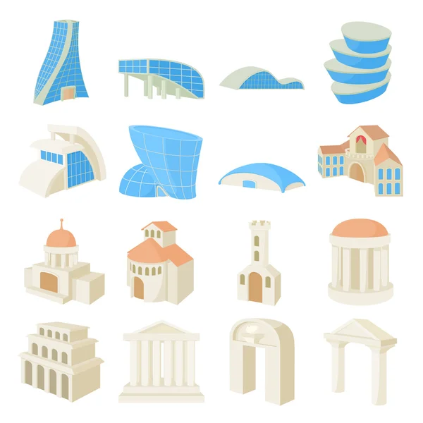 Architecture set icons — Stock Vector