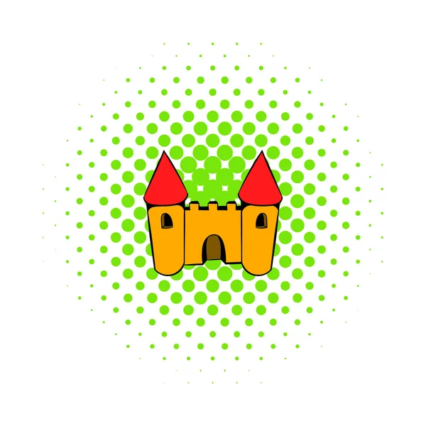 Castle ikon, serier stil — Stock vektor