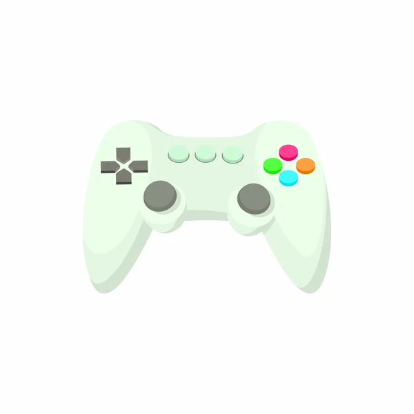 Icono de controlador de juego, estilo de dibujos animados — Vector de stock