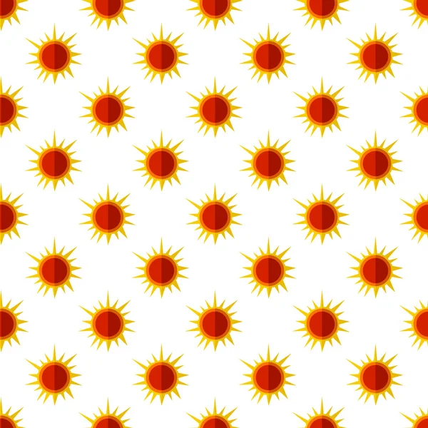 Modèle de soleil sans couture — Image vectorielle