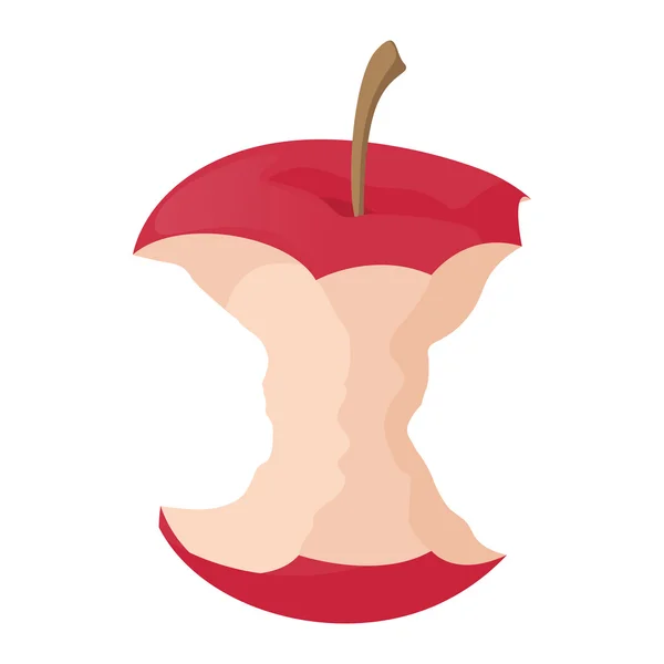ไอคอนตอไม้แอปเปิ้ล สไตล์การ์ตูน — ภาพเวกเตอร์สต็อก