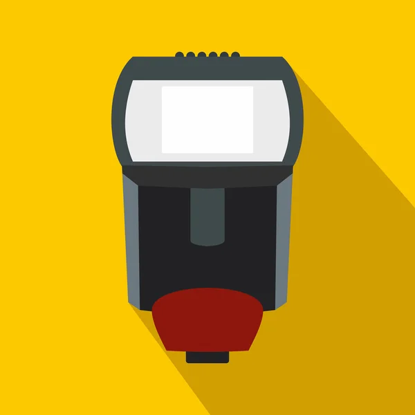 Iluminação flash para ícone da câmera, estilo plano — Vetor de Stock
