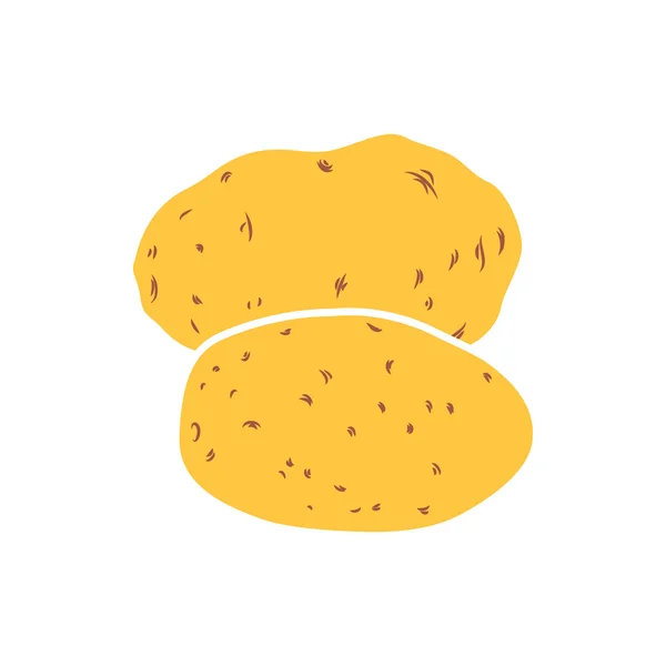 Aardappelen pictogram, eenvoudige stijl — Stockvector