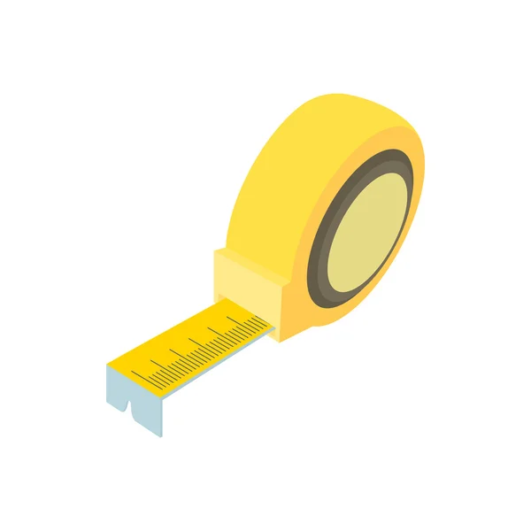 Tape measure icon, cartoon style — Stock Vector