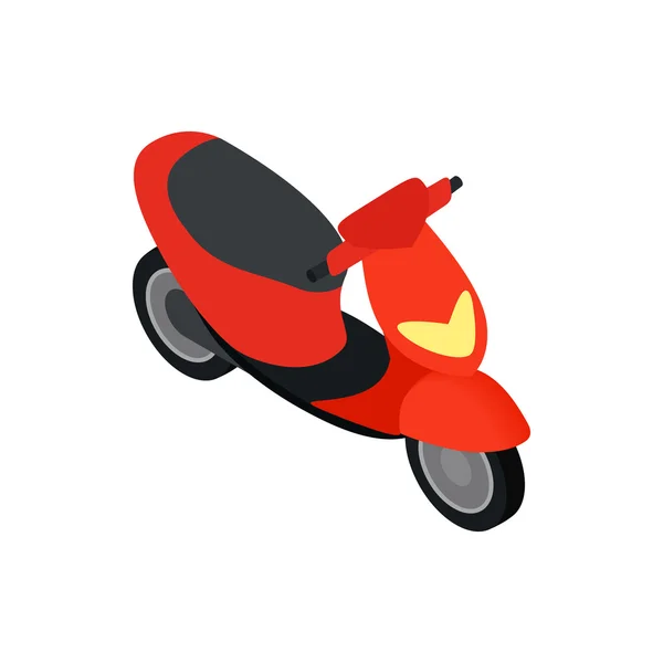 Motorbike icon, isometric 3d style — Stock Vector