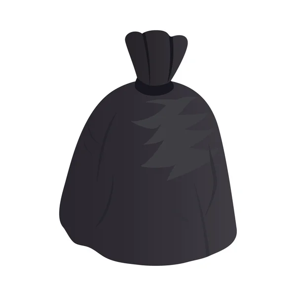 Icono de bolsa de basura, estilo isométrico 3d — Vector de stock