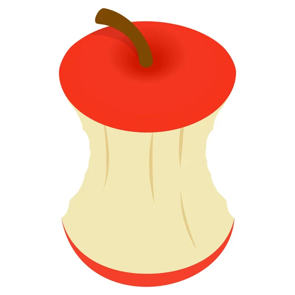 ไอคอนตอไม้แอปเปิ้ล, สไตล์ 3D — ภาพเวกเตอร์สต็อก