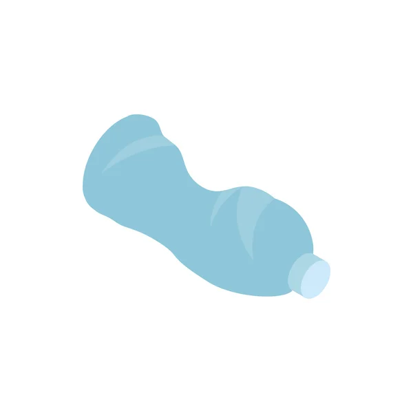 Plastik şişe simgesi, izometrik 3d stili kullanılan — Stok Vektör