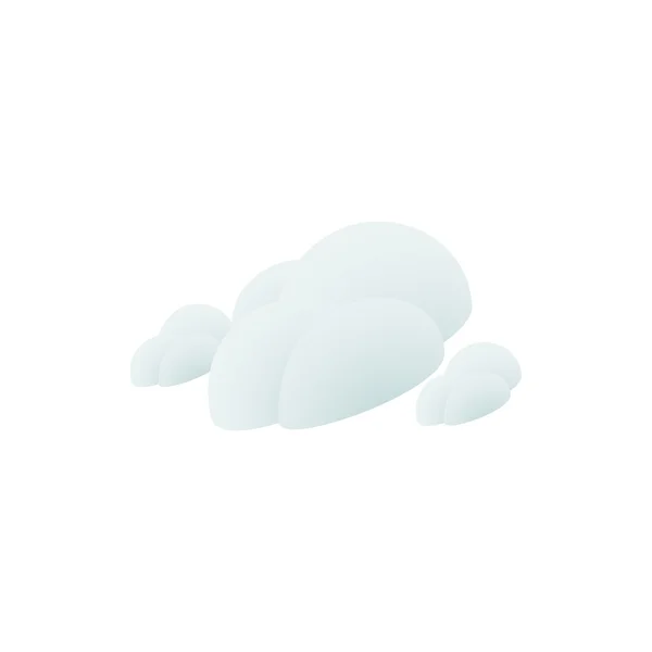 Σύννεφο εικονίδιο, ισομετρικές 3d στυλ — Διανυσματικό Αρχείο