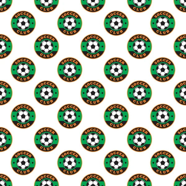 Patrón de fútbol sin costura — Archivo Imágenes Vectoriales