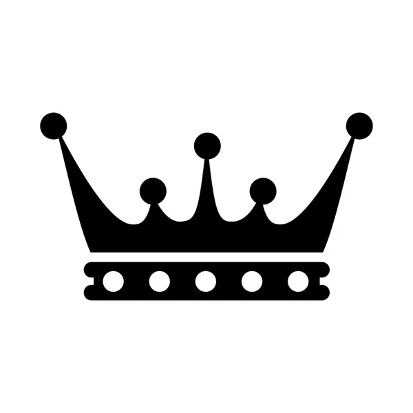 Kronensymbol einfach — Stockvektor