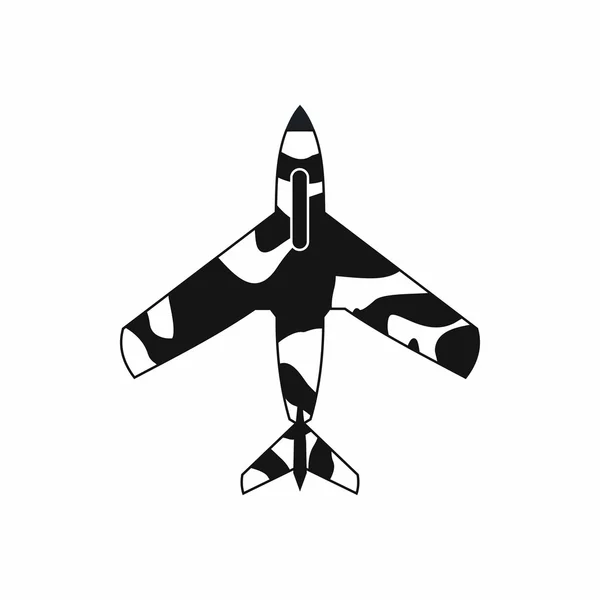 Icona aereo dell'Aeronautica Militare, stile semplice — Vettoriale Stock