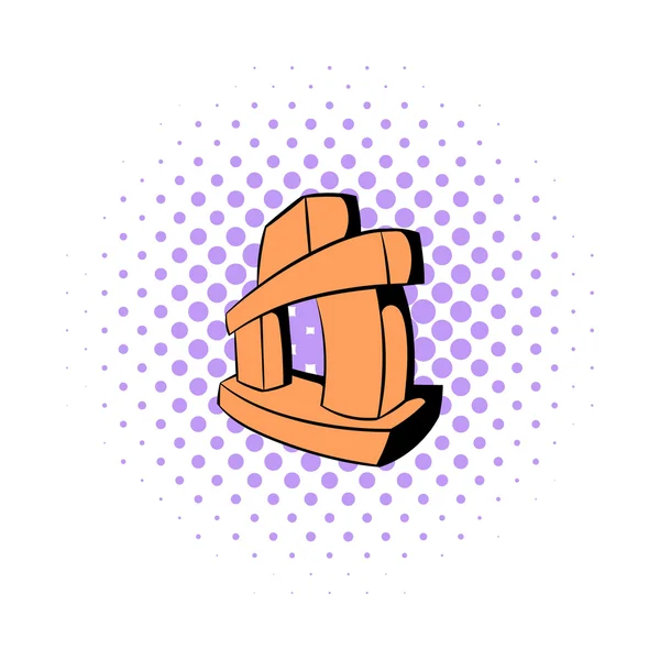 Inukshuk, Kanada ikonen i serier stil — Stock vektor