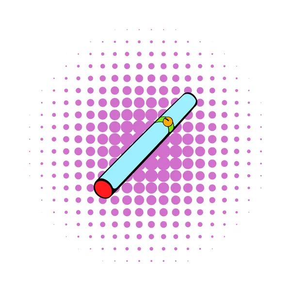 Elektronisk cigarett del ikon, serier stil — Stock vektor