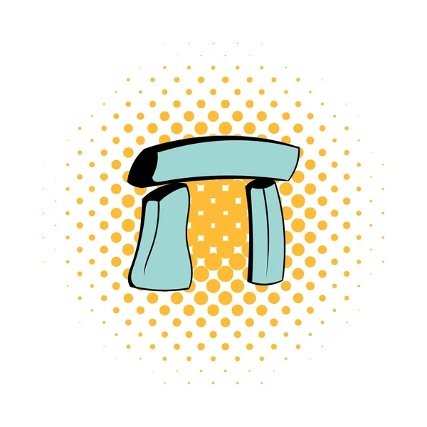 Stonehenge pictogram in strips stijl — Stockvector