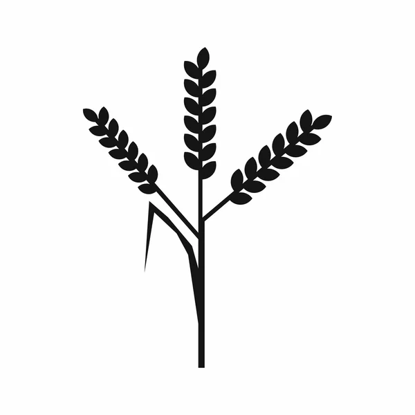 Wheat ears icon, simple style — Stock Vector